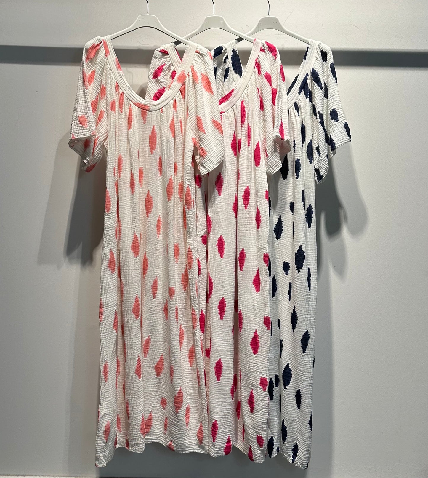 Musselin Kleid mit Muster