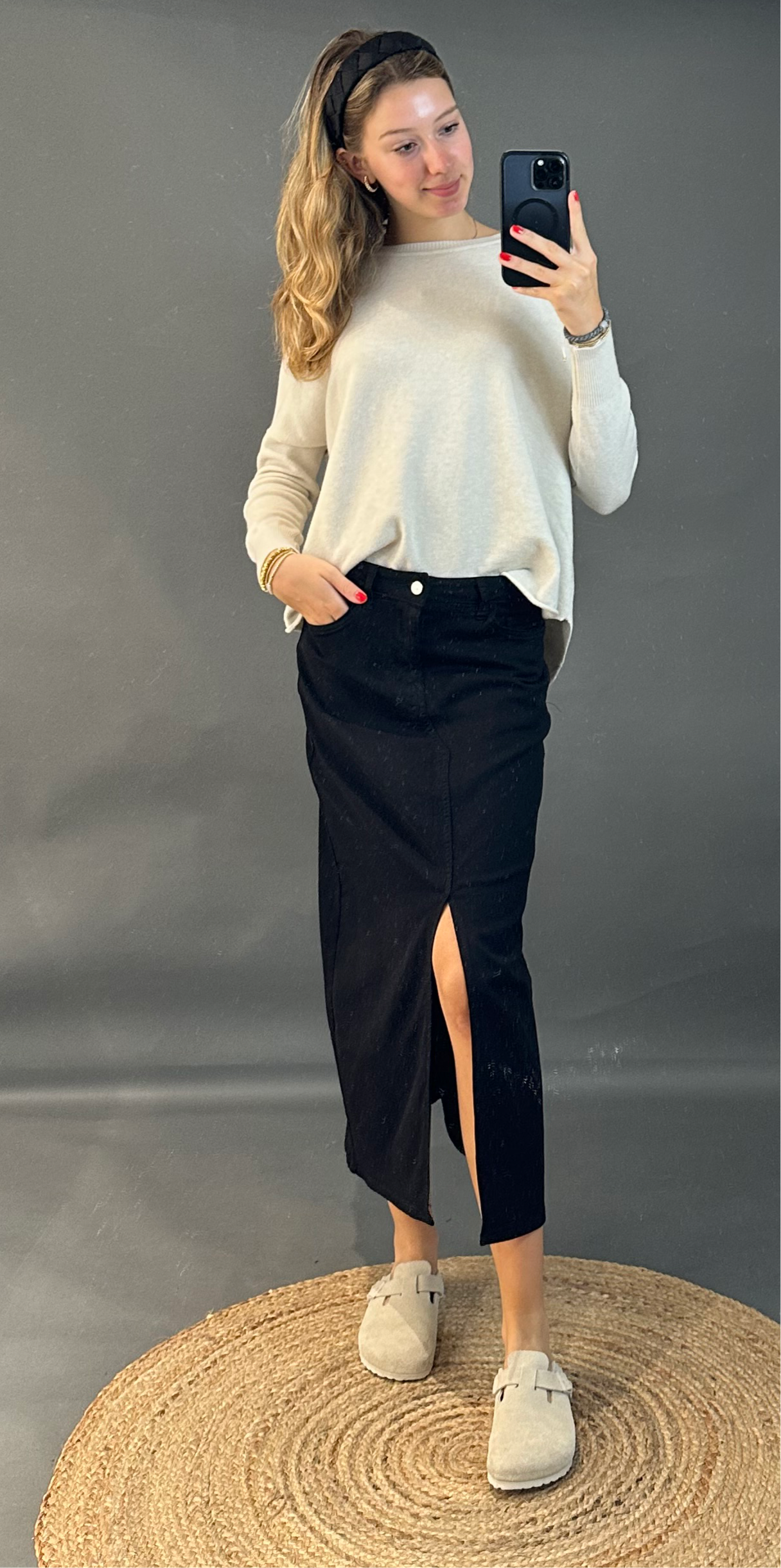 Pullover mit Rundhals